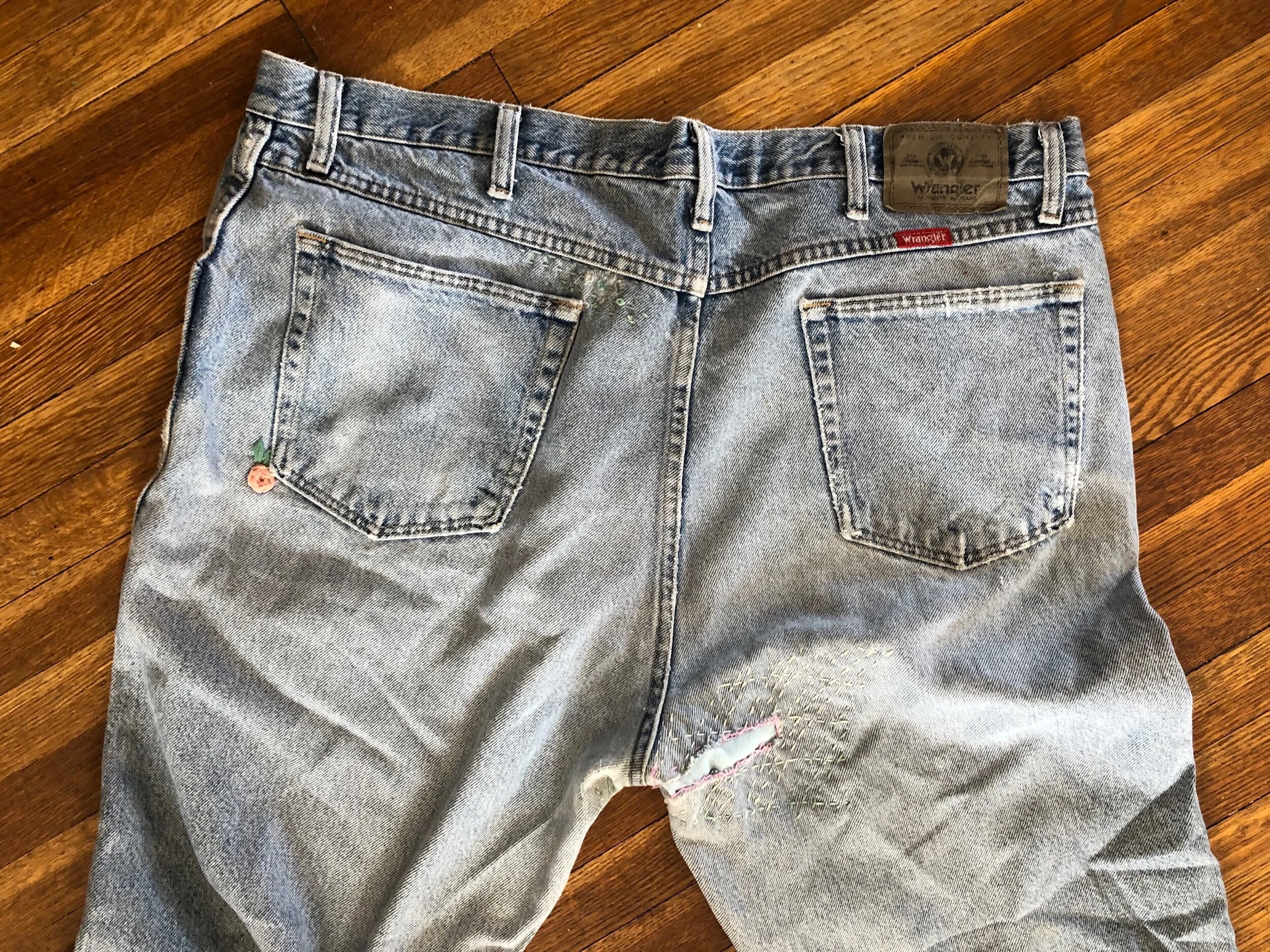 Mending wranglers