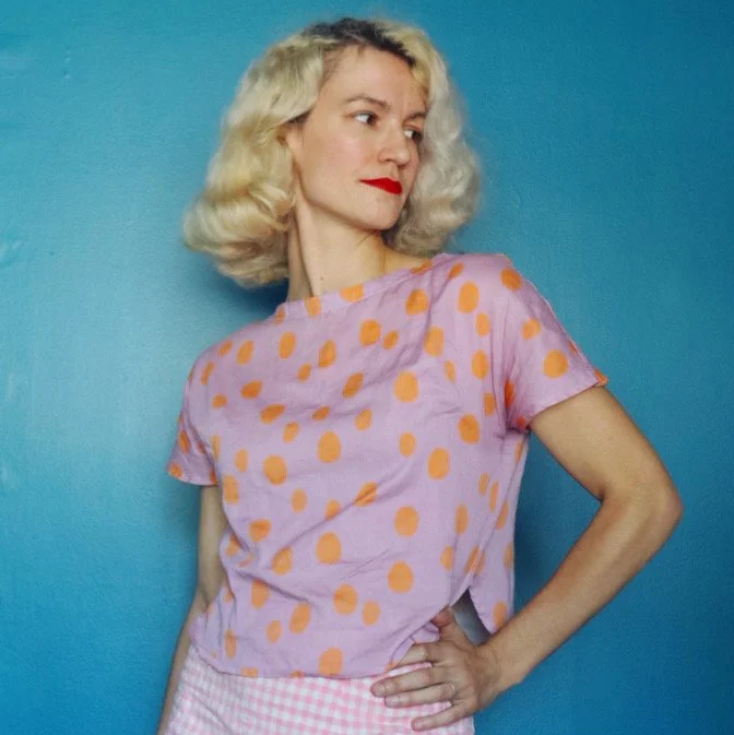 60s top: Butterick 9582