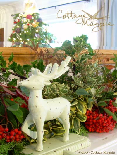 How to Dress Your Mantel with Garden Evergreens