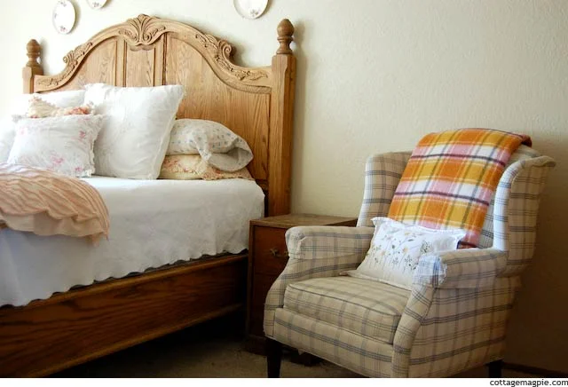 Vintage-Inspired Master Bedroom Digital Makeover