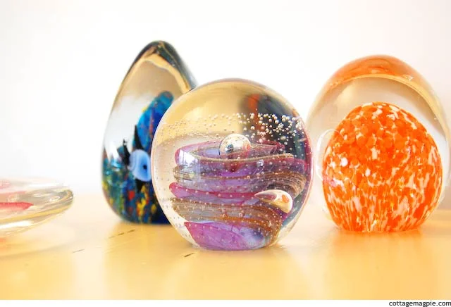 Collecting Pretty Glass Paperweights