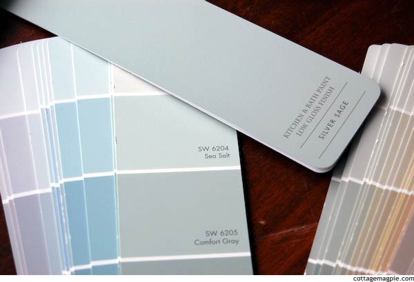 Restoration Hardware Silver Sage vs. Sherwin Williams Sea Salt