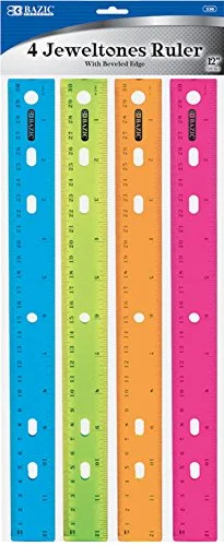 BAZIC Jeweltones Color Ruler via www.angelamaywaller.com