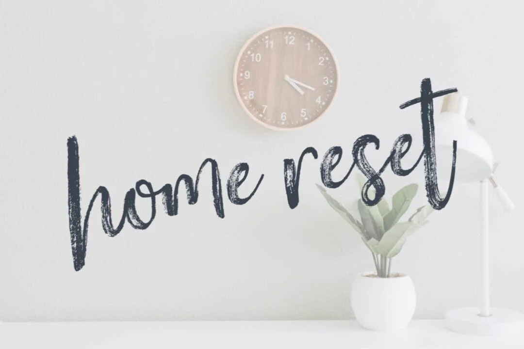 Home Reset Cleaning Charts by Rachel Jones of Nourishing Minimalism via www.angelamaywaller.com