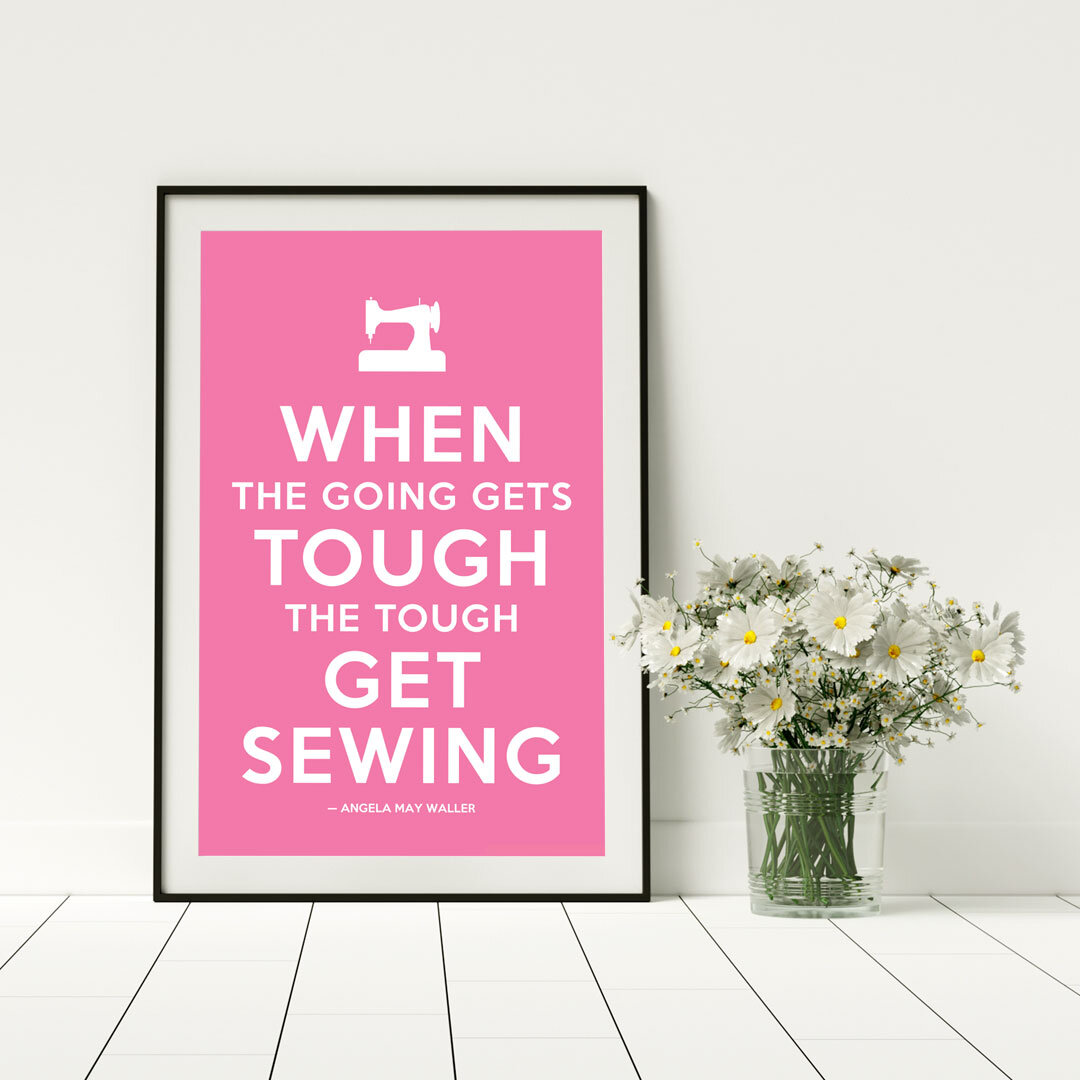 When the Going Gets Tough, the Tough Get Sewing