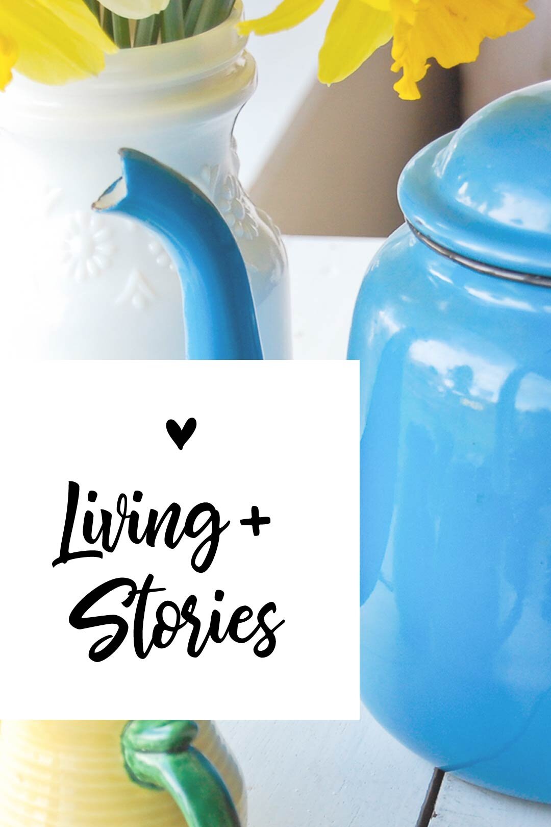 Living + Stories Button