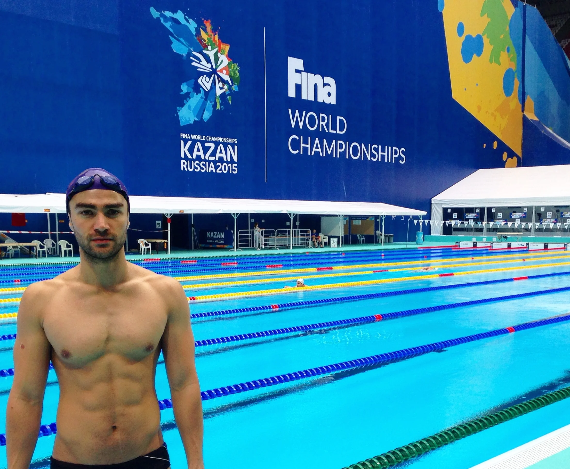 2015 FINA Swimming World Championships in Kazan, Russia.