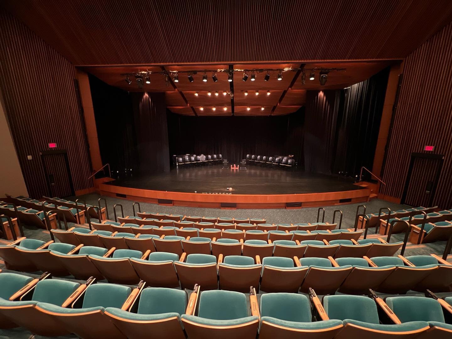 Missing my Distant Thunder family already! We had a great run at The Ware Center in Lancaster, PA. This time, in addition to my normal role as Associate Director, I was also the Stage Manager and got to call the show. See the third photo for my view 