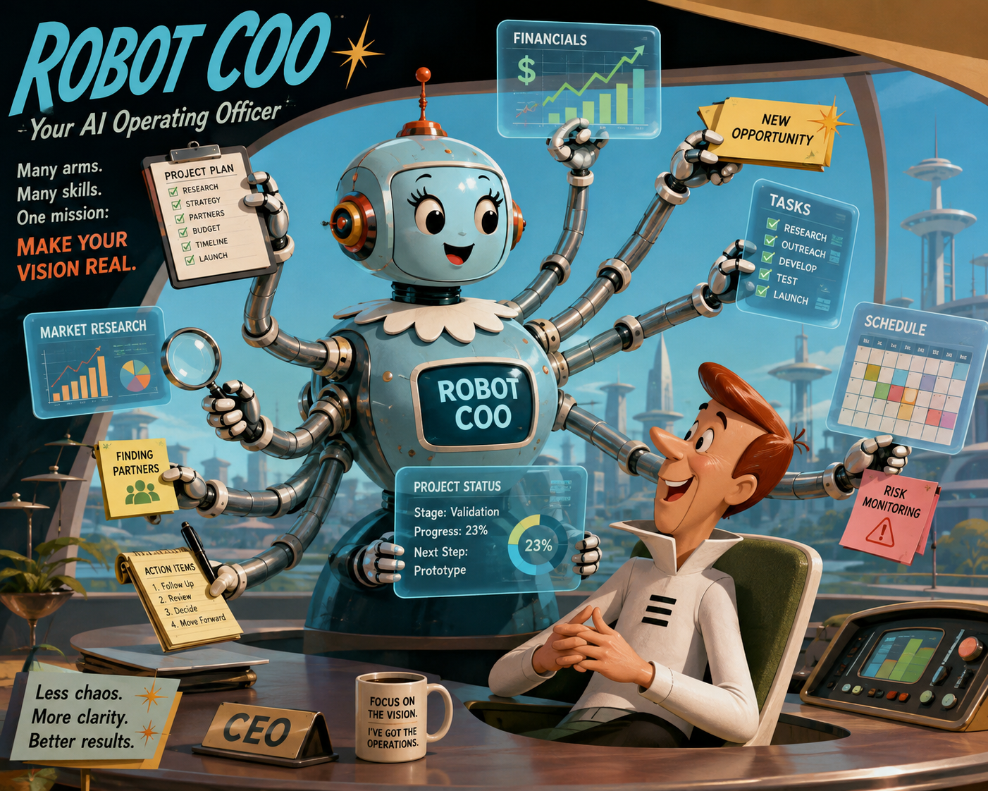 Robot COO: What If Every Great Idea Had an Operating Officer?