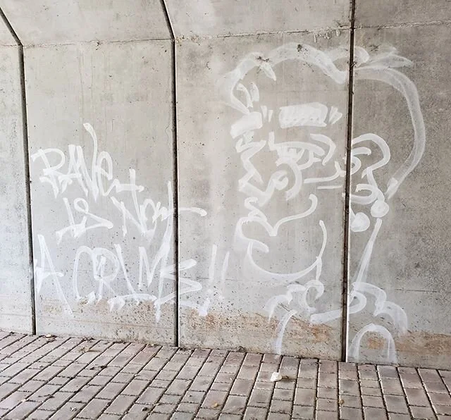 Someone visiting Roman Carsulae had strong feelings, July 2019 .
#latergram #graffiti