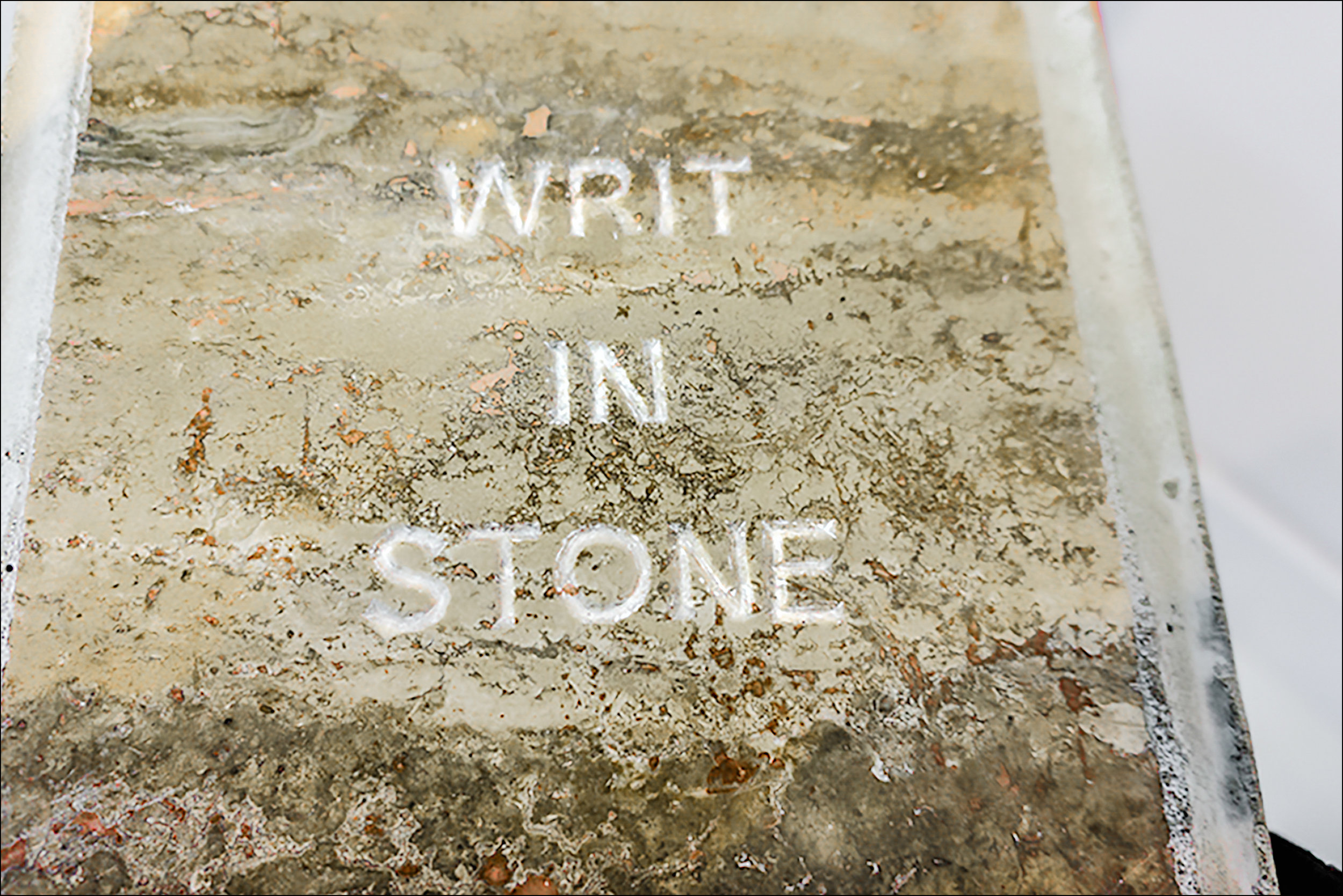 Writ in Stone (detail)