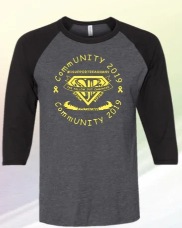 Bubbles for CommUNITY Baseball Tee '19