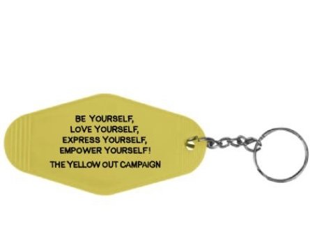 TYOC Yellow Motel Keychain