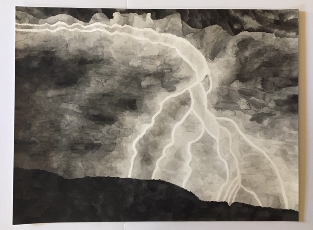 Sophia Frydman | Lightning Storm 5, 2018 $1,300.00