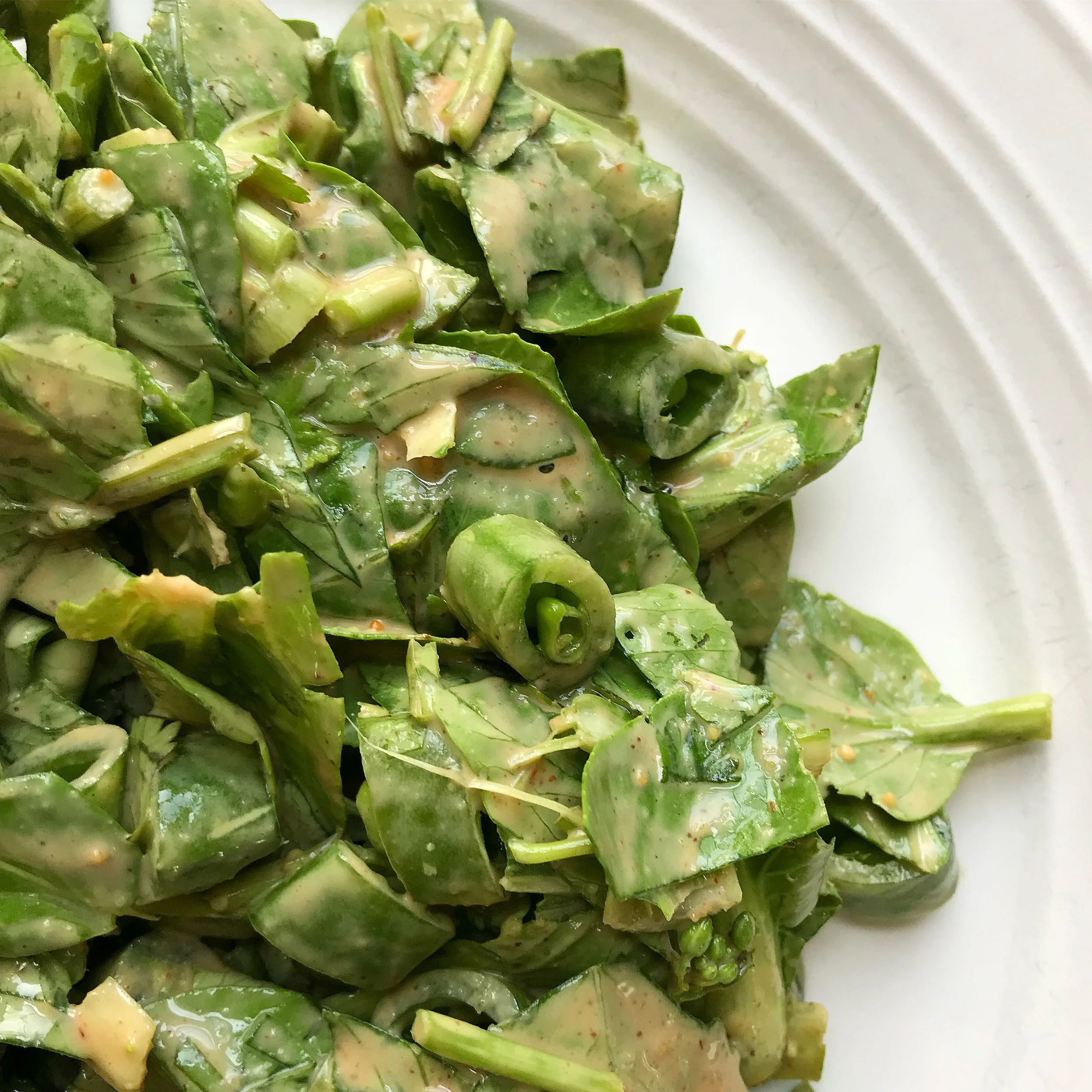 From the Farm: Bok Choy Salad for One