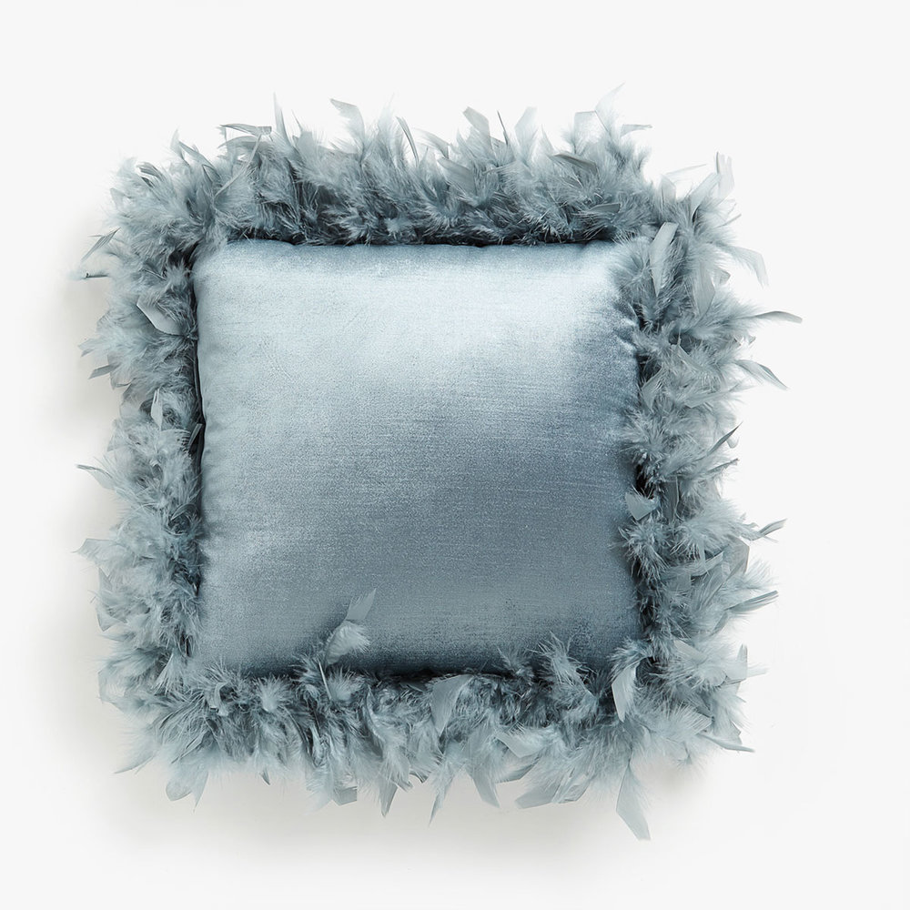 Cushion with Feathers