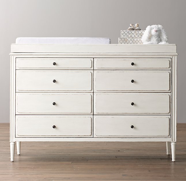 Marcelle Wide Dresser & Topper Set