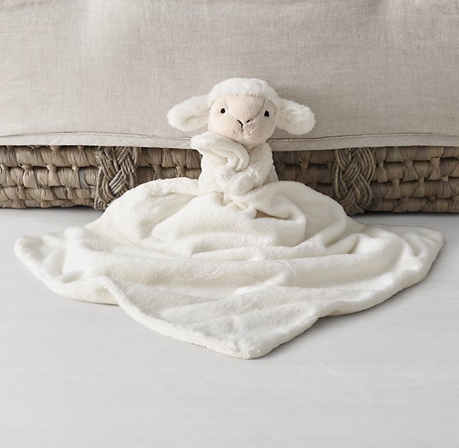 Jellycat® Plush Security Blanket - Lamb