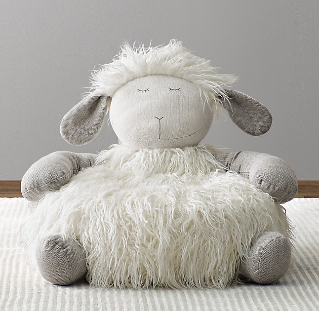 Wooly Plush Lamb Chair