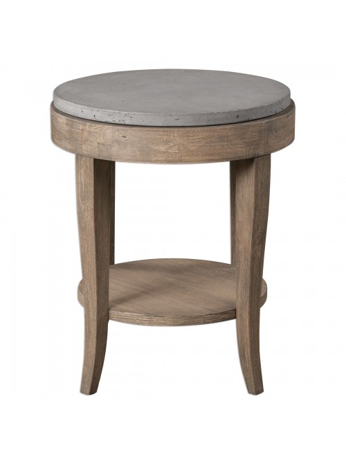 Jameelah Accent Table, Rustic