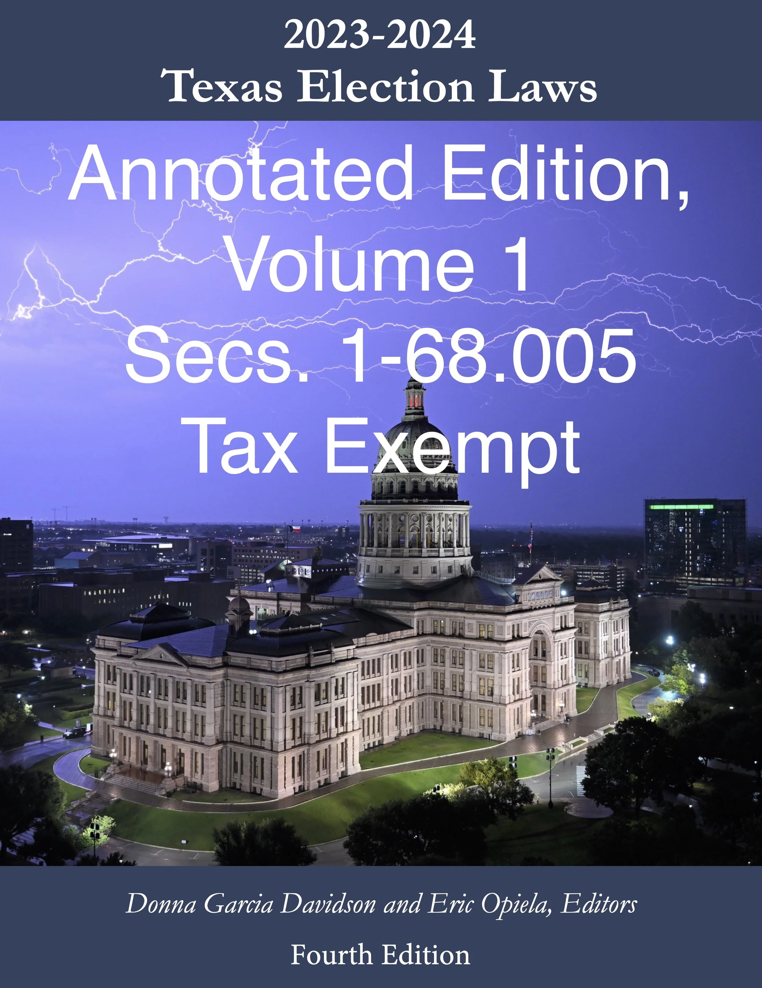 Order Now — 20232024 Texas Election Laws