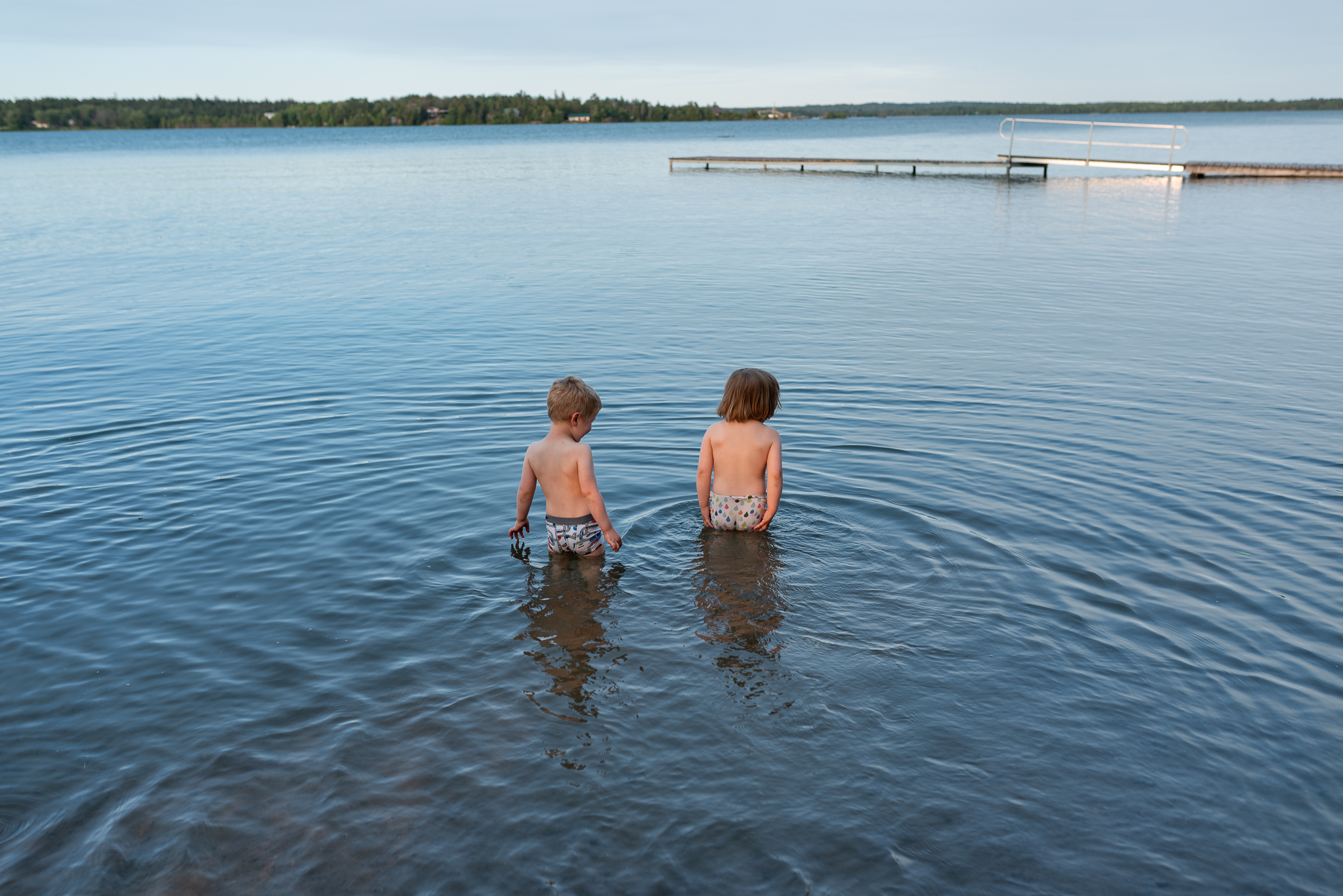 children learning to swim ontario