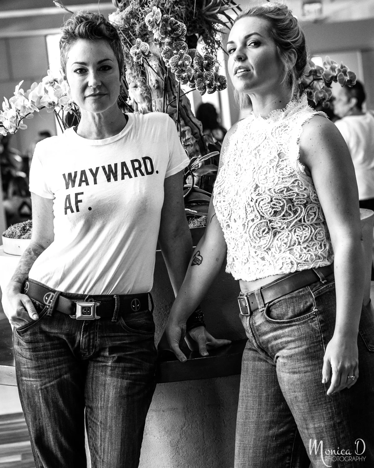 Kim Rhodes and Briana Buckmaster