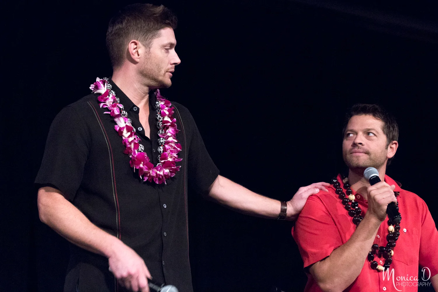 Jensen Ackles and Misha Collins