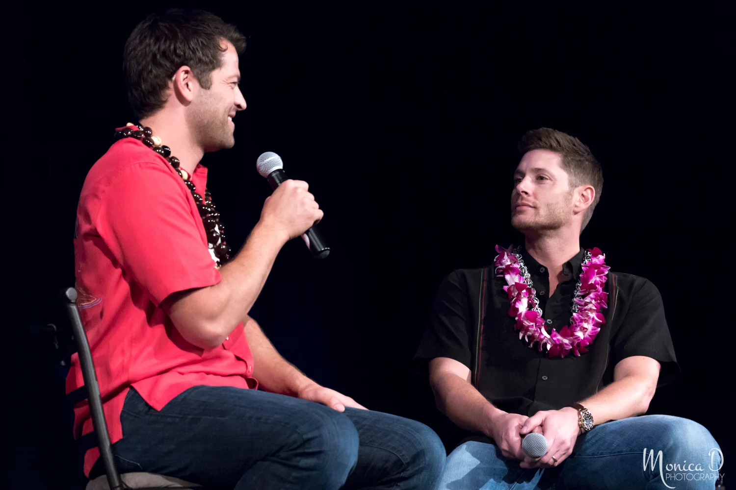 Misha Collins and Jensen Ackles