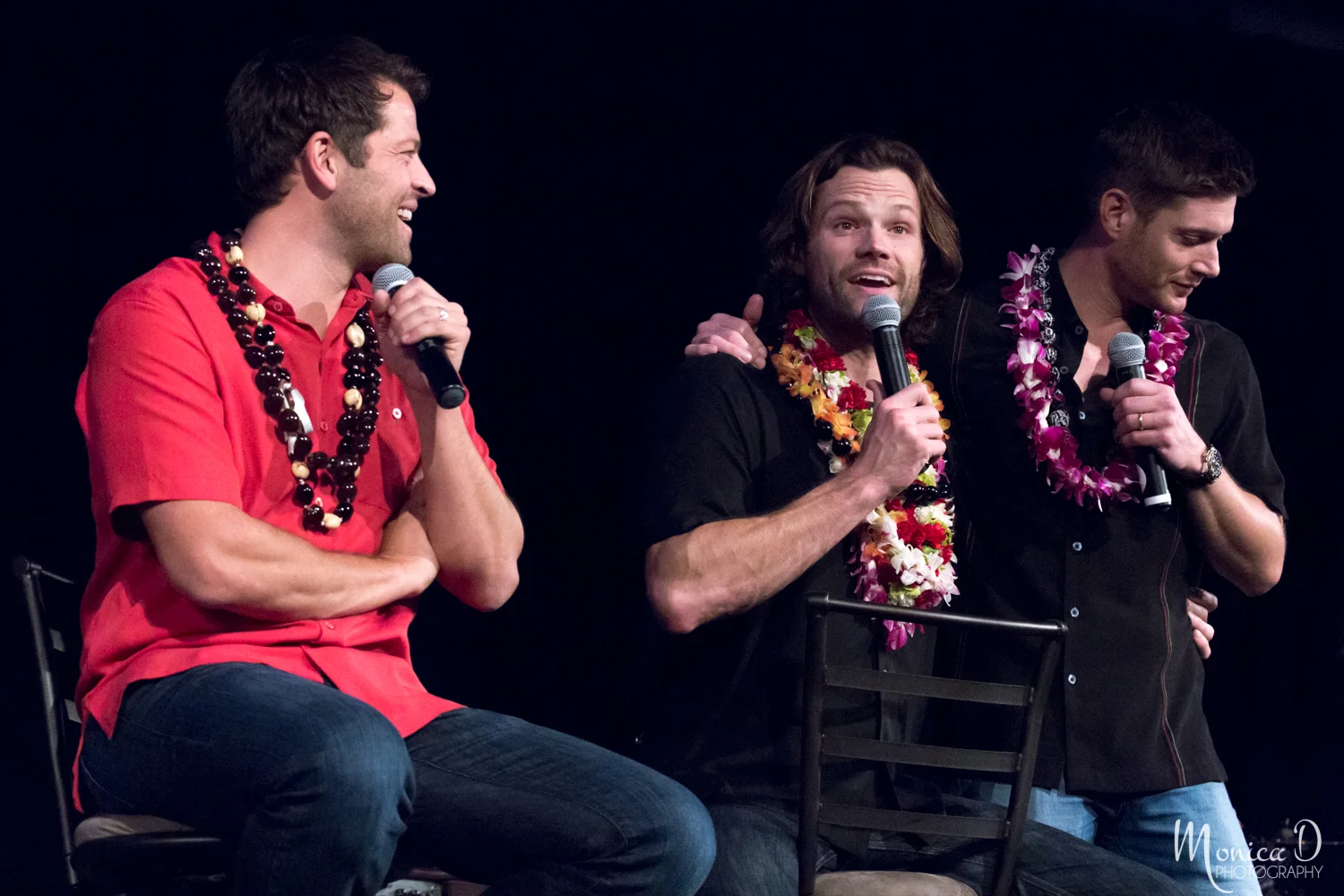 Misha Collins, Jared Padalecki and Jensen Ackles