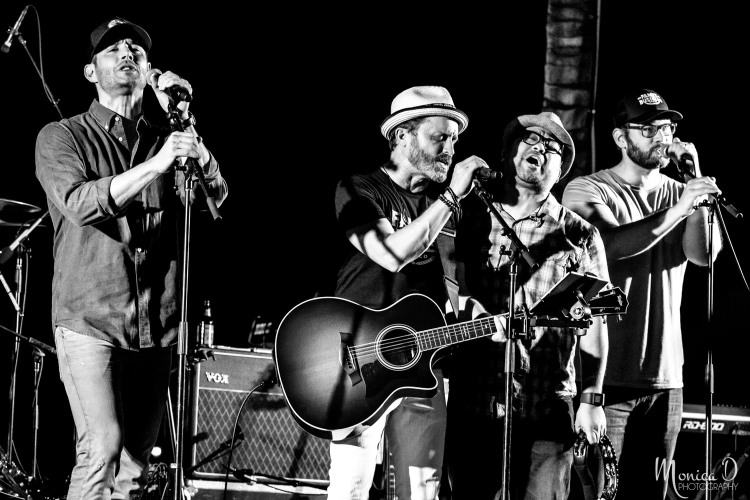 Jensen Ackles, Rob Benedict, Mike Borja and Jason Manns