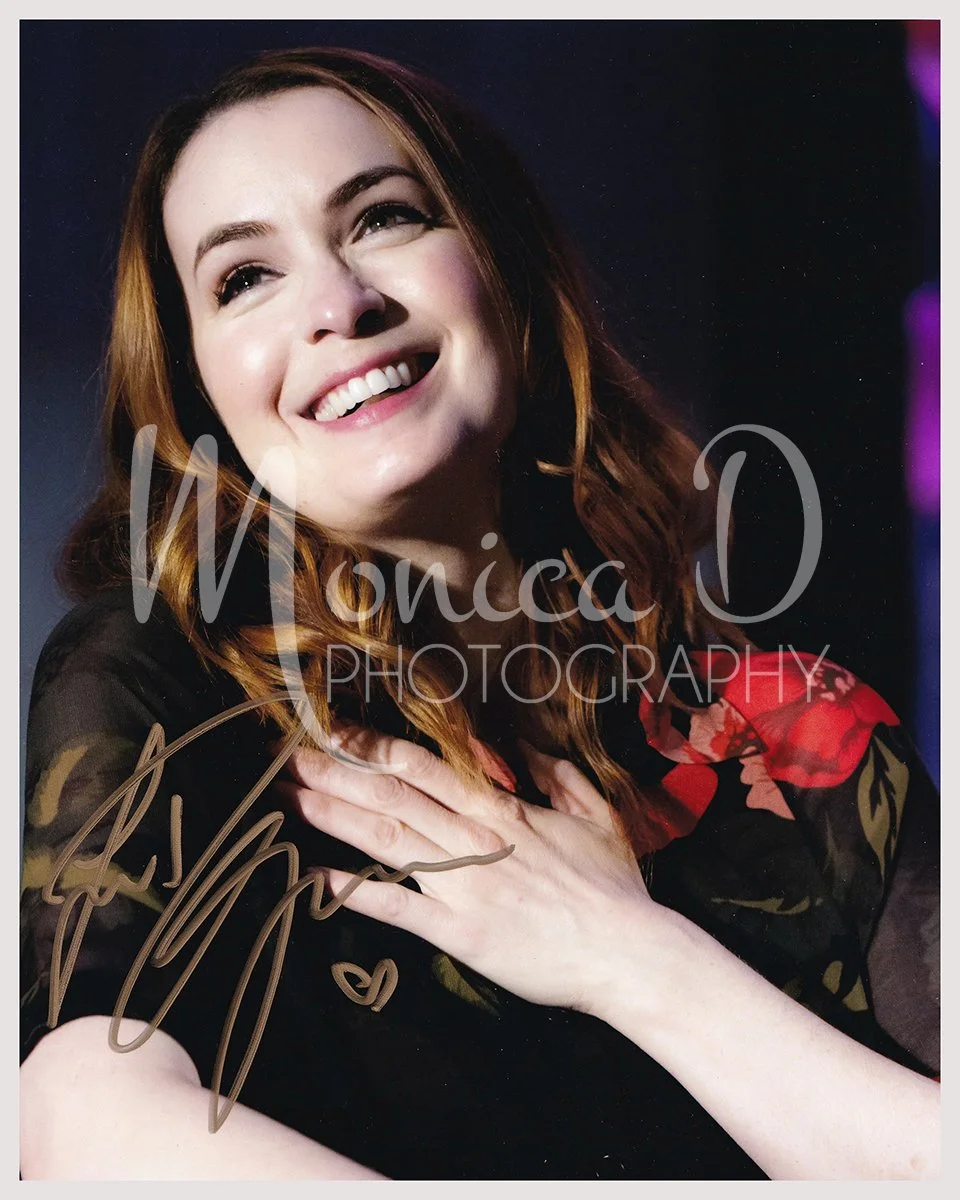 Felicia Day on stage during the Supernatural Convention in Vancouver, British Columbia