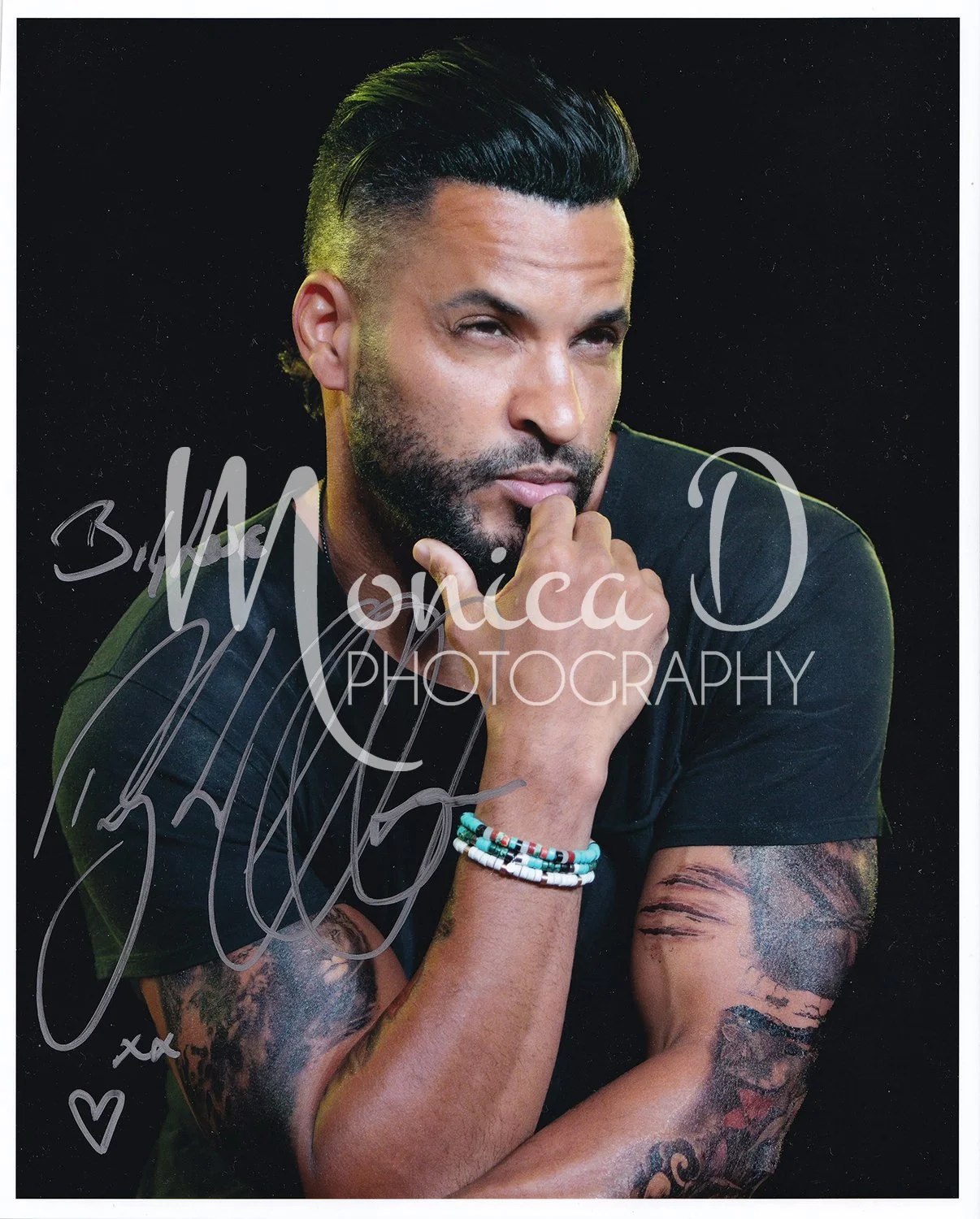 Ricky Whittle on stage during the weekend of the Jus in Bello convention in Rome, Italy, 2024