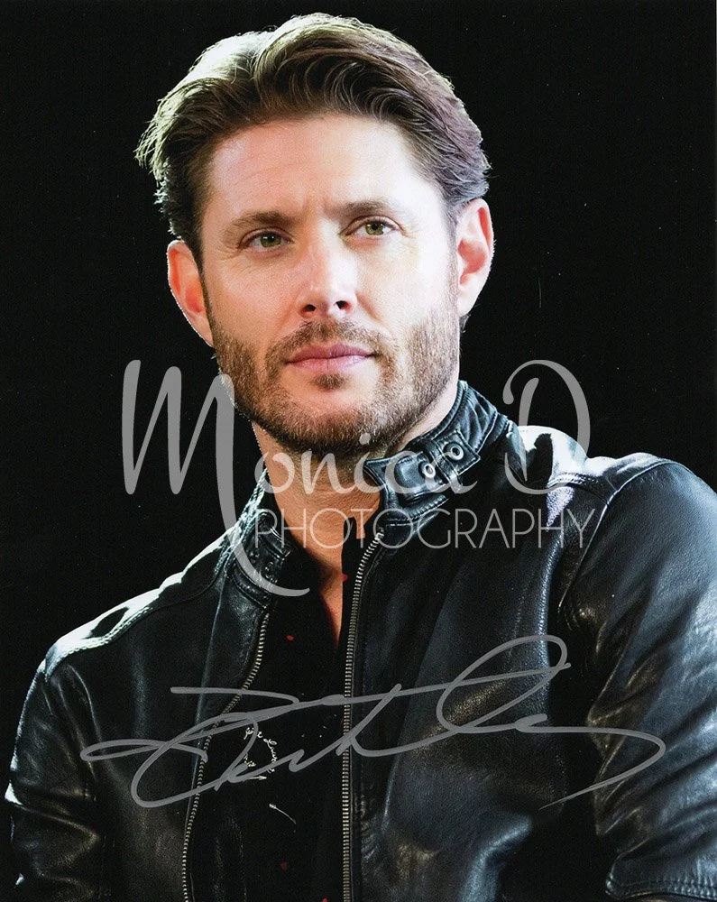 Jensen Ackles photographed at the Jus in Bello convention in Rome, Italy, 2023