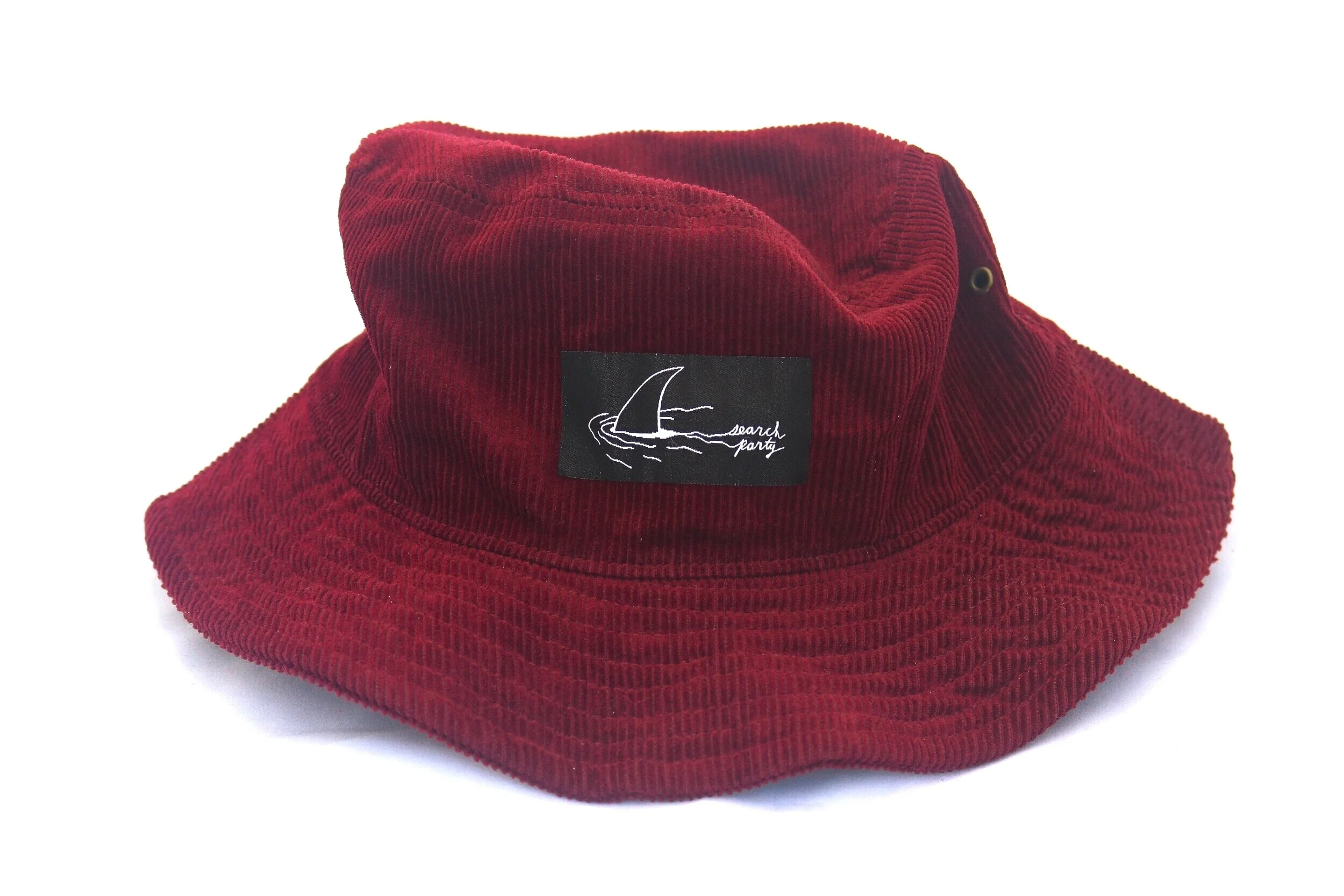 Maroon Corduroy Hemingway Bucket Top Hat Handmade Medium Large