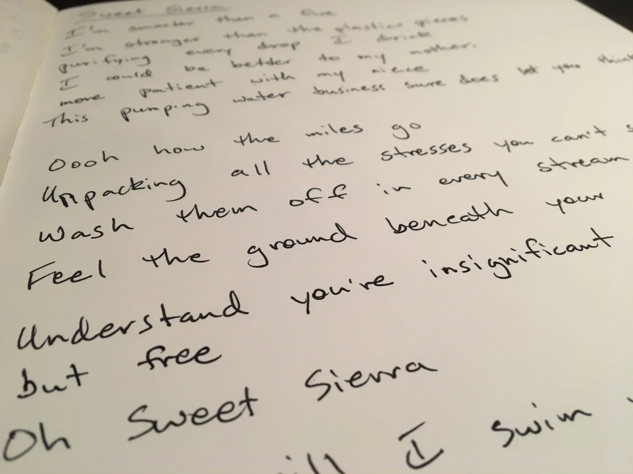 Lyrics - "Sweet Sierra"