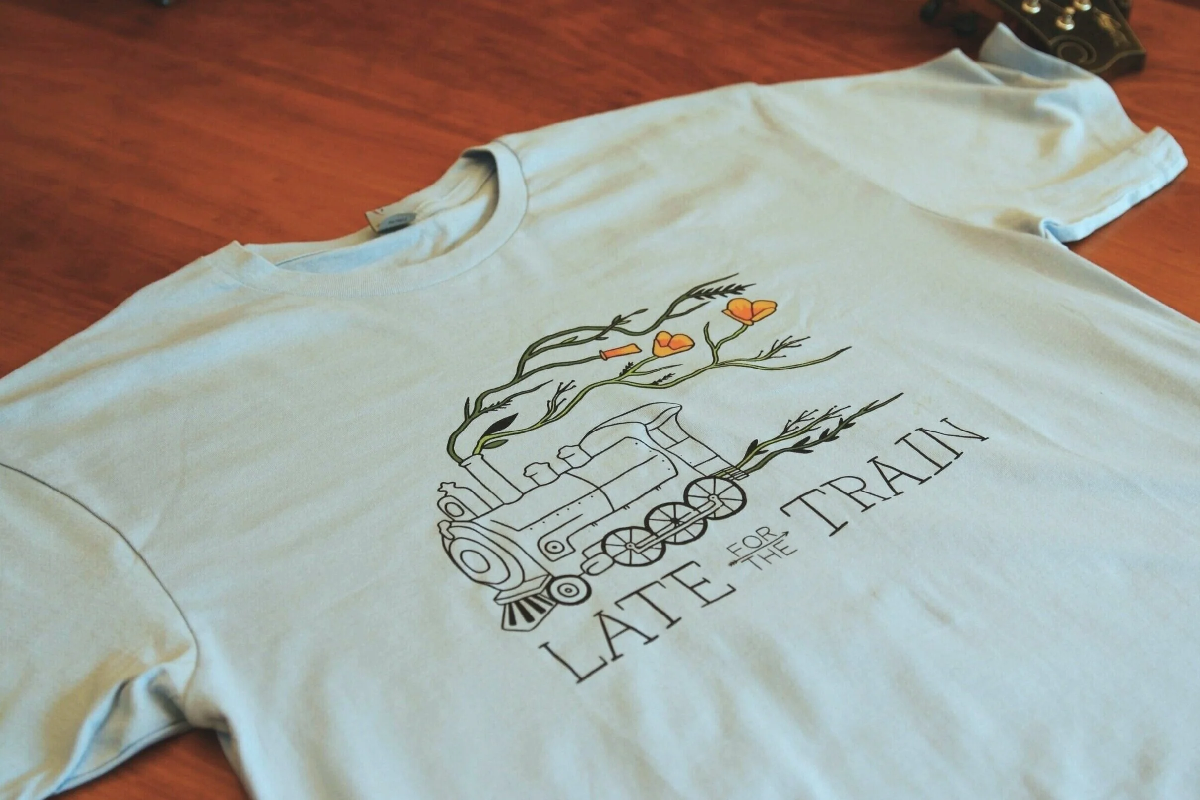 late-for-the-train-merch-tshirt-blue-mens-unisex-logo.jpg