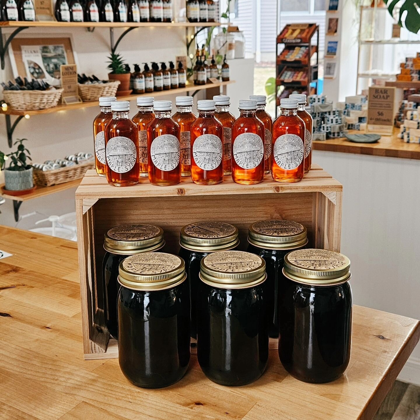 We love a good sister collaboration! Find ✨️fresh 2024 @whitneyfarmstead maple syrup at our shop. Hand collected, wood-fired, and canned by our family farm.

Carrying on a 124 year family tradition!