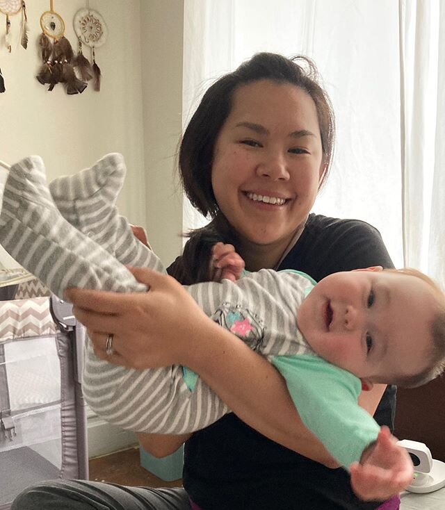 🌱 Joya is 5 months today! She fits into pjs I once thought were impossibly long and has quite the chuckle laugh.

#mygirljoya
