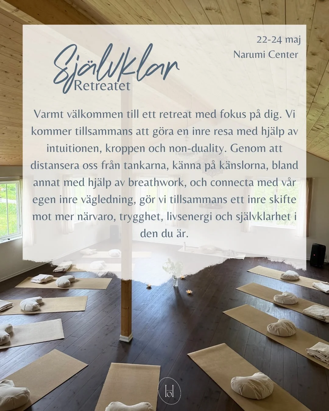 Att &aring;ka p&aring; retreats har varit en s&aring; viktig pusselbit p&aring; min egna resa. Att under n&aring;gra dagar f&aring; l&auml;mna vardagen, och i ett h&aring;llet space f&aring; m&ouml;ta mig sj&auml;lv, f&aring; testa nya grejer och fyl