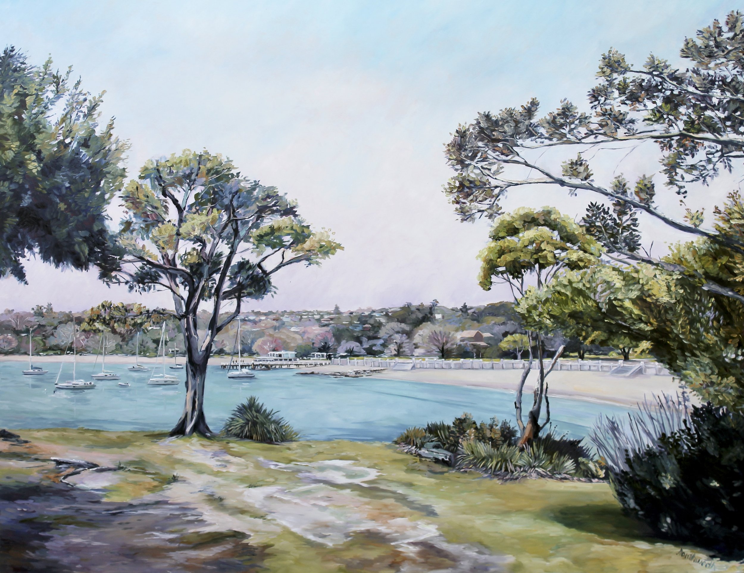 Through the Trees at Balmoral  107 x 137