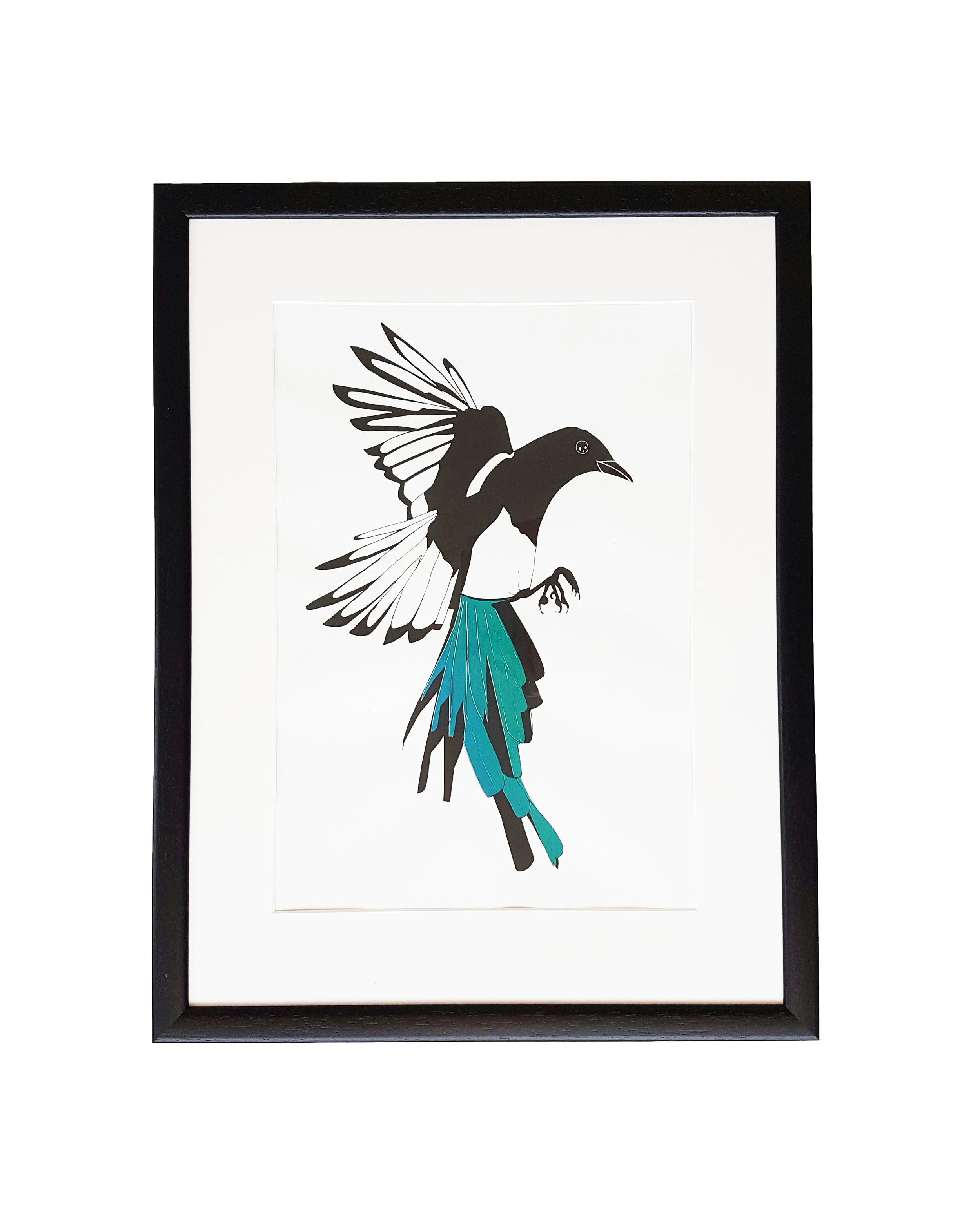 Magpie Screenprint
