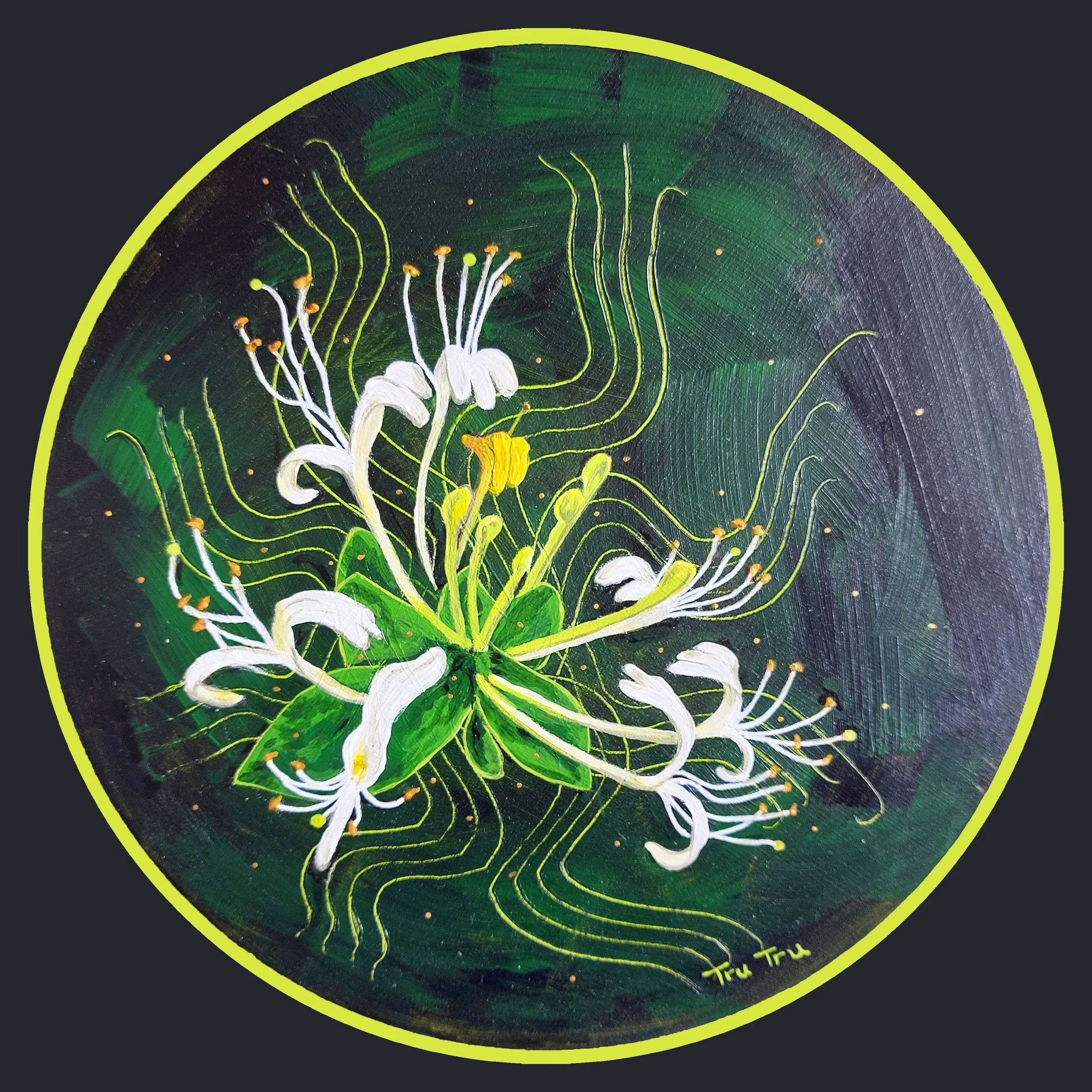 Honeysuckle Painting