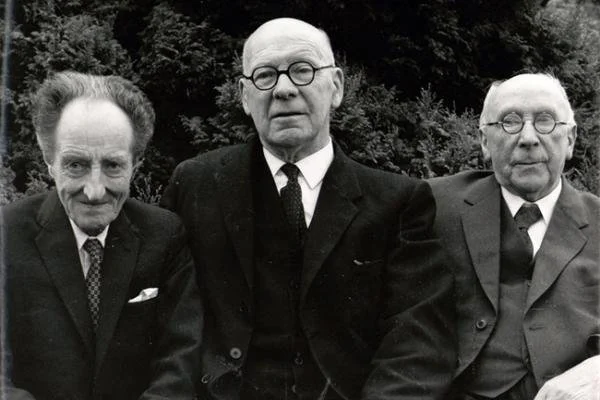 Saunders Lewis, Lewis Valentine and D. J. Williams, c.1960s
