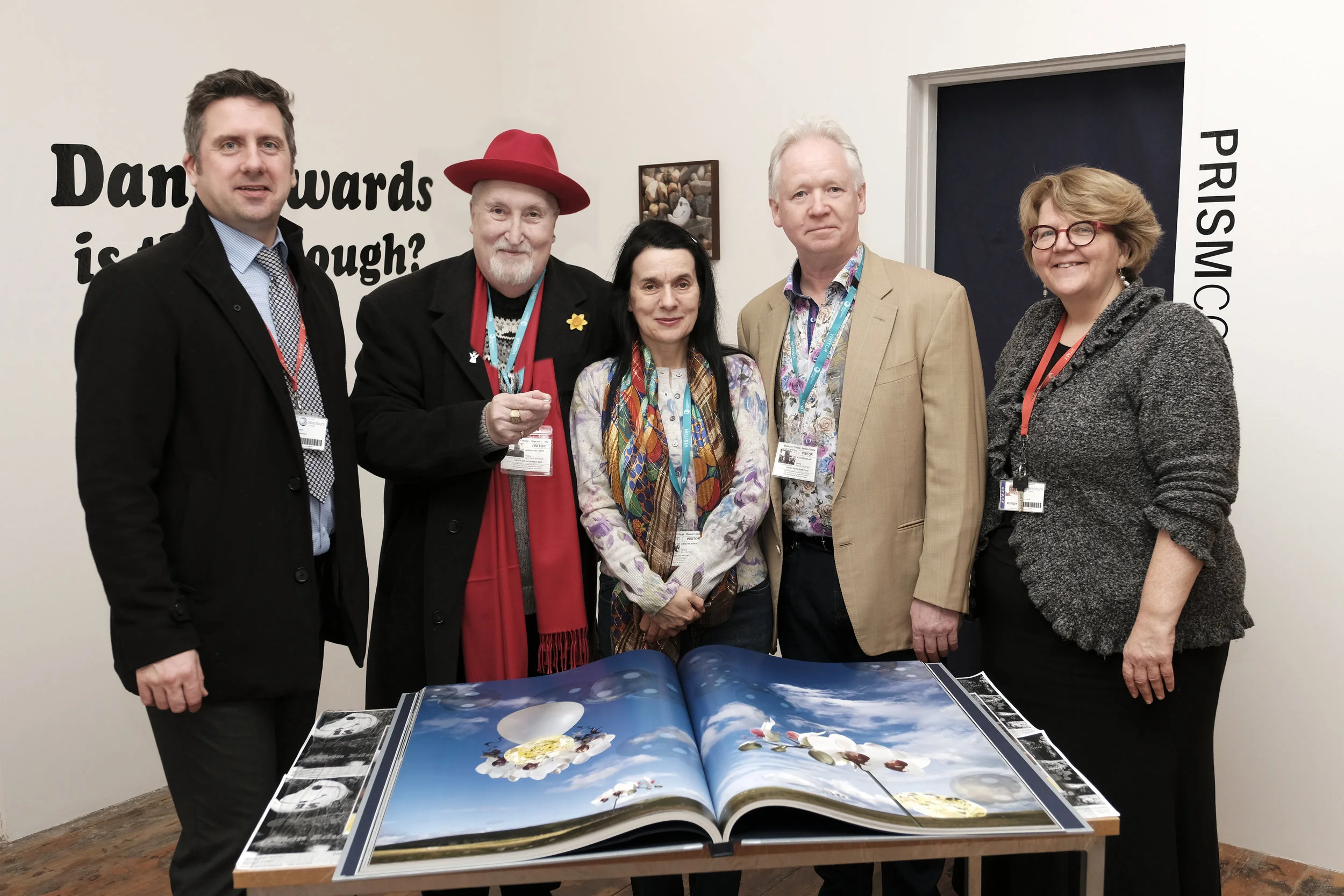 From left: John Harrison, James A Whittaker, Christine Marsden, Alastair Laidlaw and Giil Rutherford