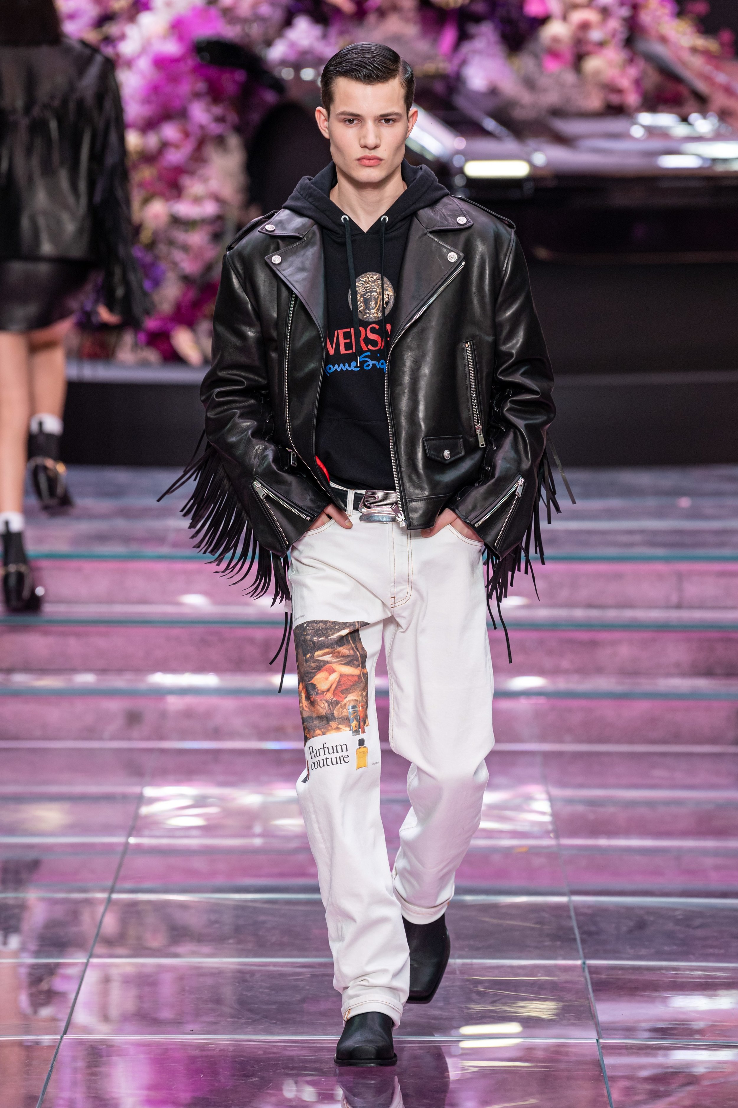 New Wave, 90s rave, and an homage to Keith Flint at Versace SS20