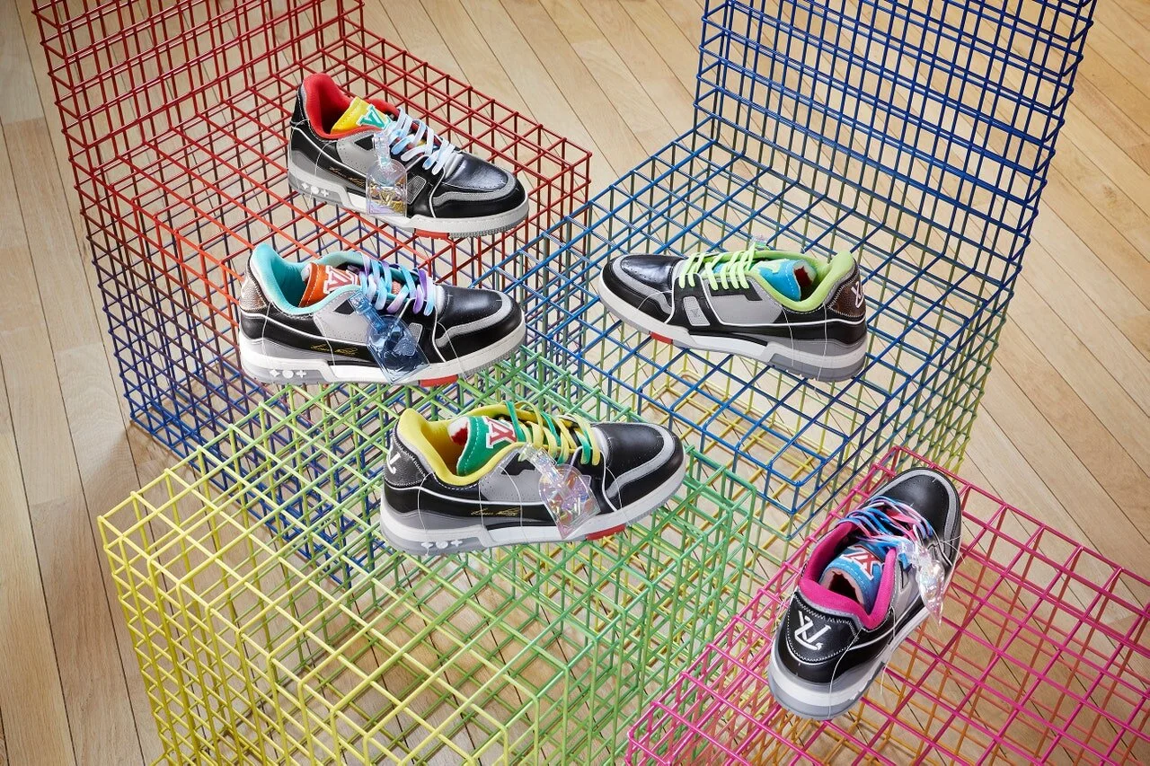 LV Trainer Upcycling in its five colorways Copyright Gregoire Vieille (2).jpg