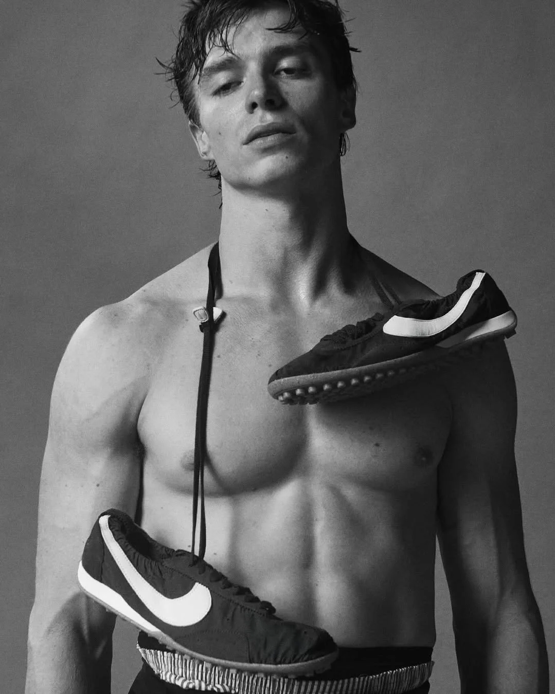 Nicholas Alexander Chavez for Jacquemus x Nike ''Moon Shoe'' Campaign