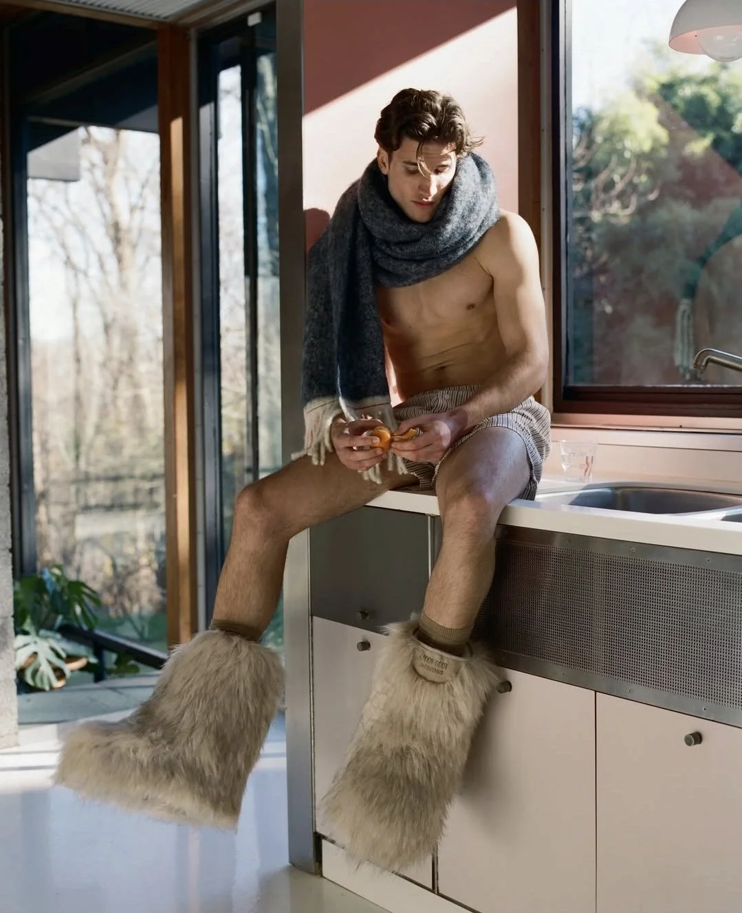 WE LOVE the latest Jacquemus Campaign ''Scarves &amp; Moon Boot''