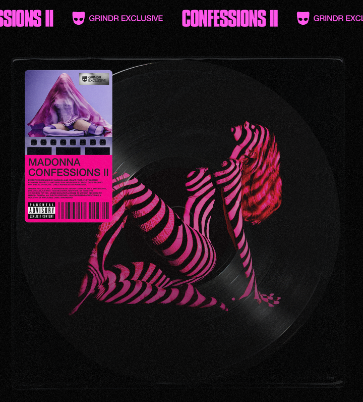 Madonna Takes Over Grindr for CONFESSIONS II